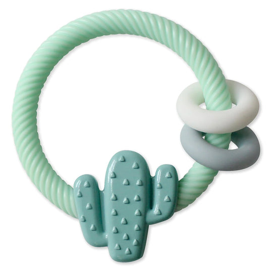 Ritzy Rattle® With Teething Rings: Cactus