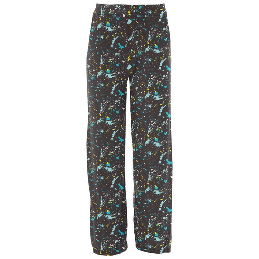 Bamboo Women's Print Pajama Pants: Confetti Splatter Paint