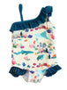 Ruffle Leg Swimsuit