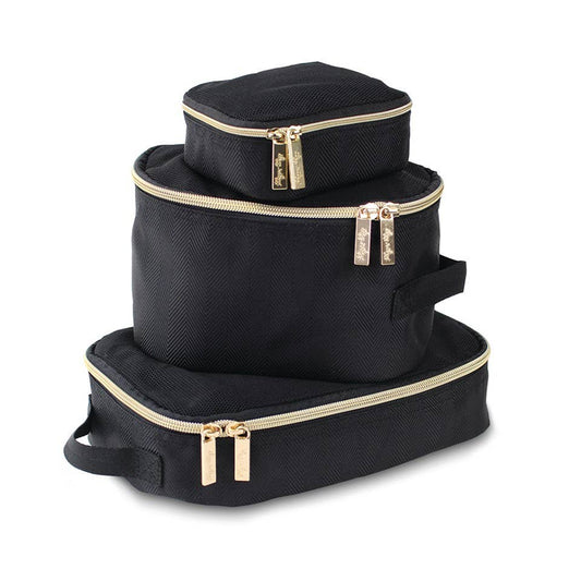 Black & Gold Pack Like a Boss™ Diaper Bag Packing Cubes