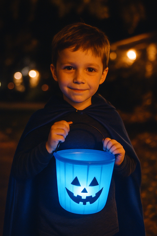 Every Blue Bucket Holds More Than Candy — It Holds Courage
