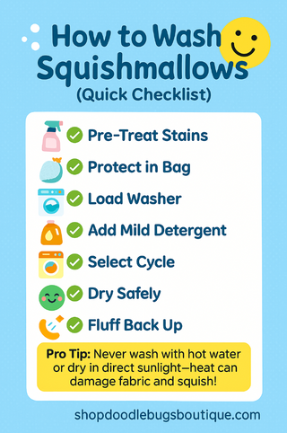 How to Wash Squishmallows in the Washing Machine (Without Losing Their Squish!)