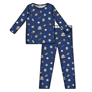 Bamboo Men's Pajama Set Hanukkah Cookies