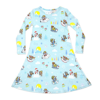 Bamboo Girls' Dress: PAW Patrol Winter