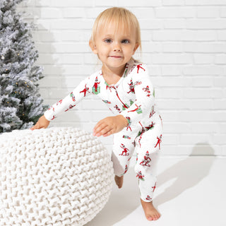 Christmas Pajamas: The Elf on the Shelf Convertible Footie Bamboo Sleepwear