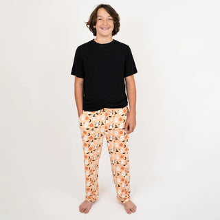 Boo-Tastic Glow-in-the-Dark Halloween Bamboo Relaxed Lounge Pajama Pants