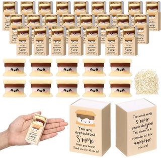 You Are Appreciated S’more Than You Know” Squishy Gift Set – Soft Sensory Stress Relief Fidget Toy | Thank You Gift, Teacher Gift, Party Favor