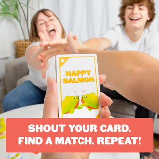 Happy Salmon®: Grab & Game Edition – The Hilarious Family Card Game That Gets Everyone Moving