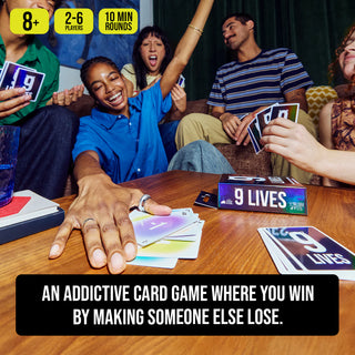 9 Lives™ Card Game – Fast-Paced Family Strategy Game Full of Twists, Steals & Laugh-Out-Loud Fun