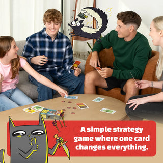 Power Hungry Pets™ (Tin Edition) – Fast-Paced Strategy Card Game for Family Game Night & Travel
