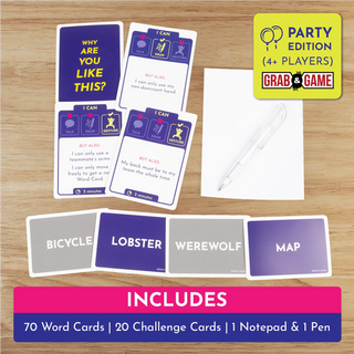 Why Are You Like This?® Grab & Game (Party Edition) – The Hilarious Party Card Game for Friends, Families & Game Night