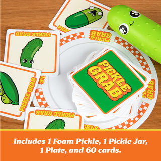Pickle Grab™ – The Fast-Paced Family Card Game of Speed, Strategy & Silly Fun