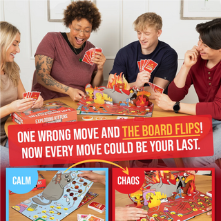 Exploding Kittens®: The Board Game – The Hilarious Strategy Board Game for Family Game Night