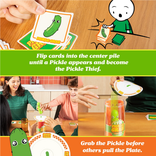 Pickle Grab™ – The Fast-Paced Family Card Game of Speed, Strategy & Silly Fun