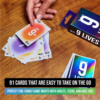 9 Lives™ Card Game – Fast-Paced Family Strategy Game Full of Twists, Steals & Laugh-Out-Loud Fun