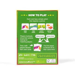 Happy Salmon®: Grab & Game Edition – The Hilarious Family Card Game That Gets Everyone Moving