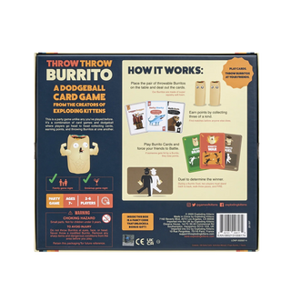 Throw Throw Burrito® – The Dodgeball Card Game That Turns Family Game Night Into an Epic Burrito Battle!