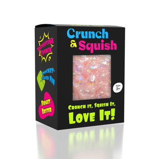 Crunch & Squish Crunchy Squishy Stress Ball Fidget Toy | Relives Anxiety, Helps Focus & Fun