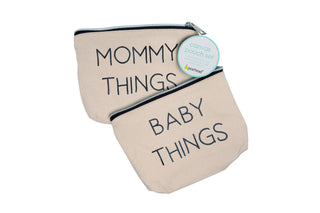 Mom & Baby Organizer Pouch Set – Hospital Bag, Diaper Bag & Travel Organization Essentials