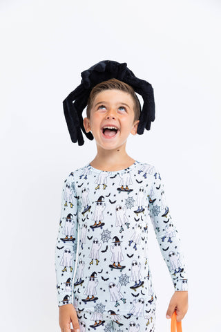 Kids Bamboo Pajamas -Ghouls Night out - Halloween - Mist