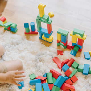 100-Piece Wood Blocks Set