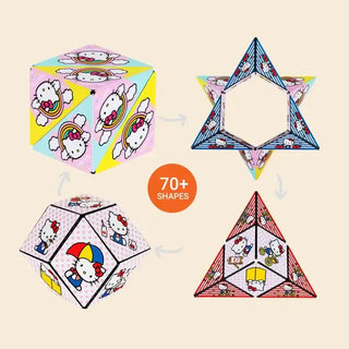 Shashibo® Hello Kitty Magnetic Puzzle Cube – Shape-Shifting STEAM & STEM Sensory Fidget Toy