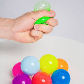 Squishies® Sticky Fidget Stress Balls – 8 Pack