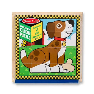 Pets Cube Puzzle - 16 Pieces