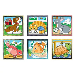 Pets Cube Puzzle - 16 Pieces