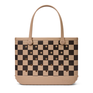 Original Bogg Bag - Checkered Camel/ Hot Cocoa