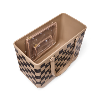 Original Bogg Bag - Checkered Camel/ Hot Cocoa