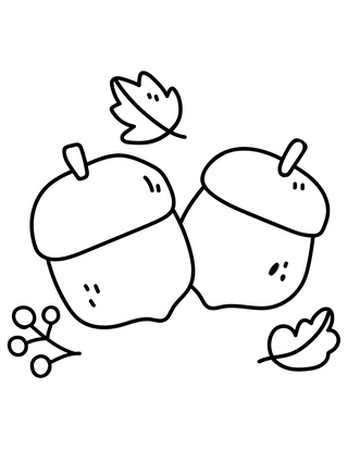 Fall Coloring Sheets