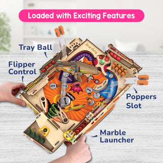 Pinball Machine | Build-It-Yourself STEAM Kit | 8 + Years