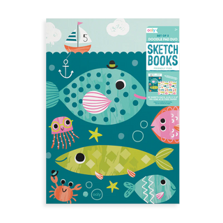 Friendly Fish Doodle Pad Duo Sketchbooks - set of 2