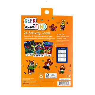 Paper Games: Seek & Find Activity Cards - Set of 24