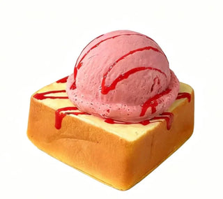 Ice Cream Squishy Stress Toy – Soft Slow-Rising Sensory Fidget for Anxiety Relief, Focus & Calm | Mini Dessert Squish Toy