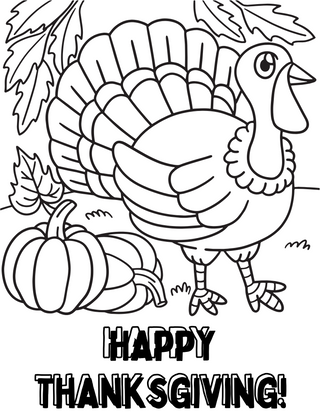 Thanksgiving Coloring Pages