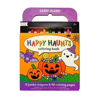Carry Along! Happy Haunts Travel Coloring Set – Halloween Coloring Kit by OOLY
