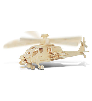 Apache Wood Craft Construction Model Kit - 80 Pieces