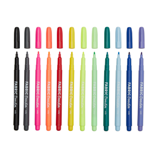 Fabric Doodlers Markers - Set of 12