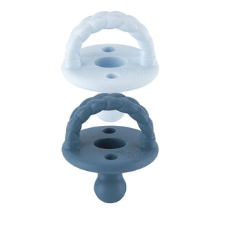 Sweetie Soother™ Orthodontic Silicone Pacifier 6-18M: Sky & Surf