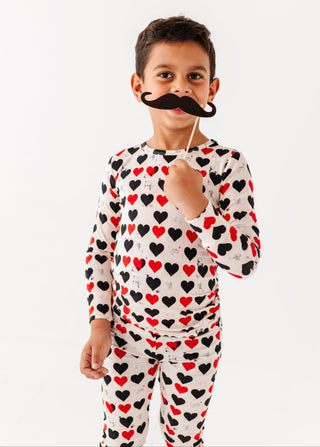 King of Hearts Bamboo 2-Piece Pajama Set