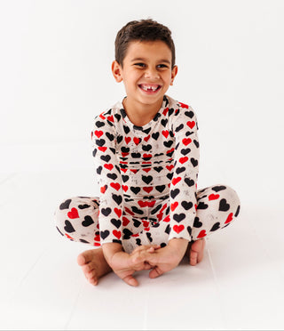 King of Hearts Bamboo 2-Piece Pajama Set