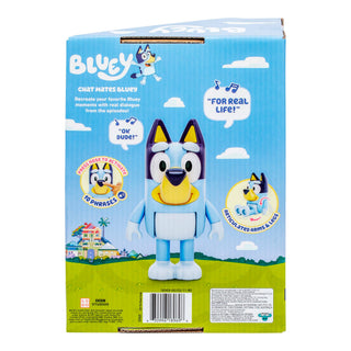 Bluey Chat Mates Talking Figures – Interactive Bluey & Bingo Toys with Sound | Articulated Preschool Toy for Imaginative Play & Storytelling
