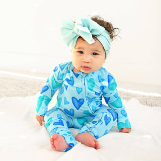 Cruz One Piece Valentines Day Bamboo Convertible Lounge Set with 2 Way Zipper