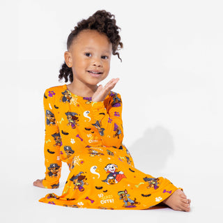 PAW Patrol: Halloween Pups Bamboo Girls' Long Sleeve Dress