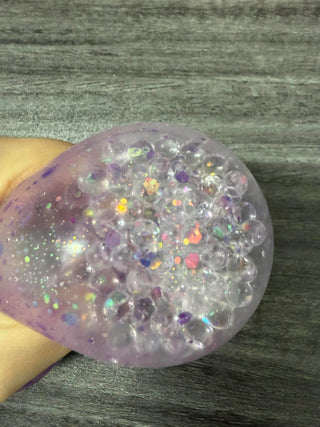 Beaded Dumpling Squishy Fidget Toy – Sensory Stress Relief Squeeze Toy for Anxiety, Focus & Calm | Bead-Filled Kawaii Dumpling Squishy