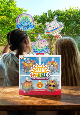 Sun Sparkles Gem Suncatcher Kit – Rainbow Magic by OOLY