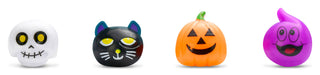 Boo-Jee Light-Up Halloween Rings – Glowing Skull, Ghost &amp; Pumpkin Rings by Iscream