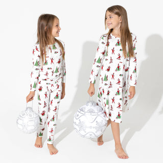 The Elf on the Shelf Bamboo Girls' Long Sleeve Dress